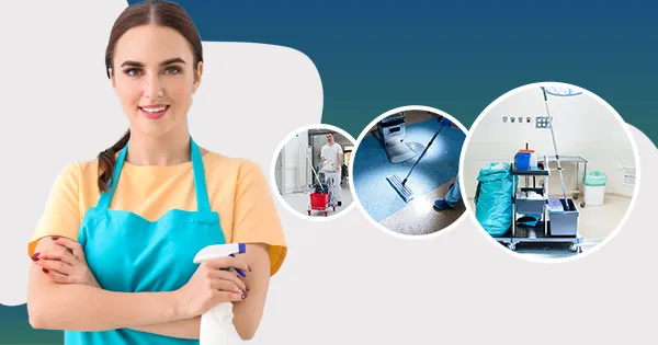 Managing cleaning schedules and routines with healthcare facility administrators
