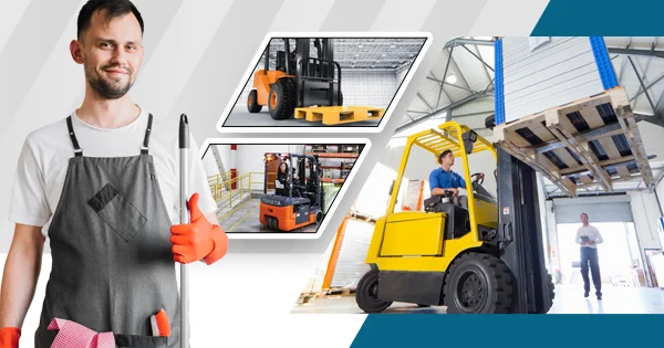 Deep Cleaning Forklifts and Material Handling Equipment Maintaining Clean and Functional Machines