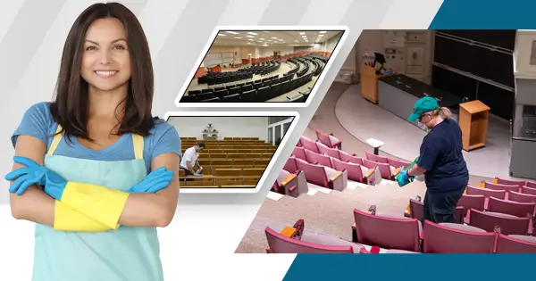 Deep Cleaning Lecture Halls and Auditoriums in Universities Maintaining Clean and Comfortable Spaces
