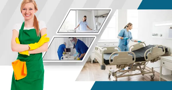 Maintaining clean and hygienic patient rooms and hospital facilities