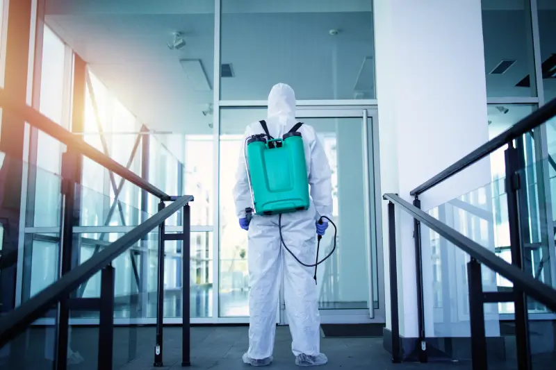 Public transport and facilities disinfection
