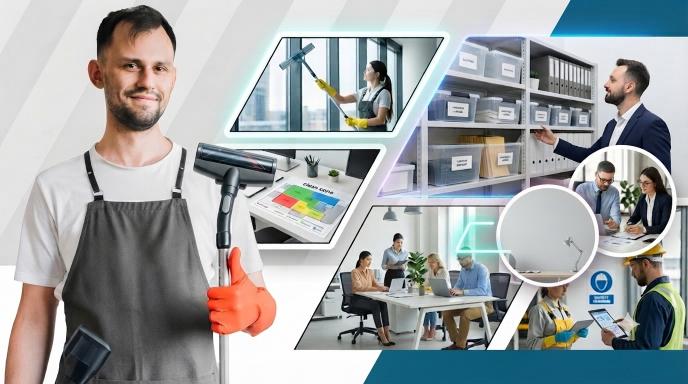 Top Strategies for Maintaining a Spotless and Productive Workplace