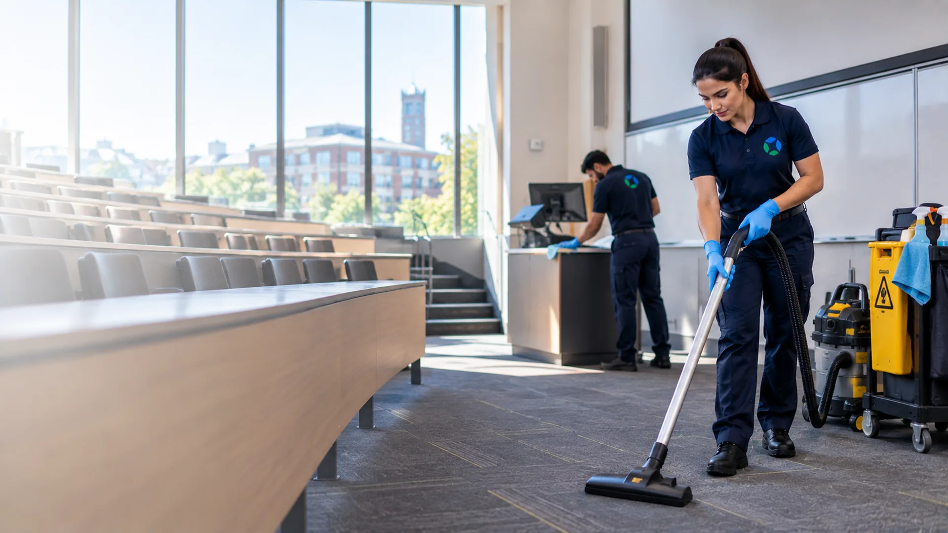 Higher education cleaning services in the UK