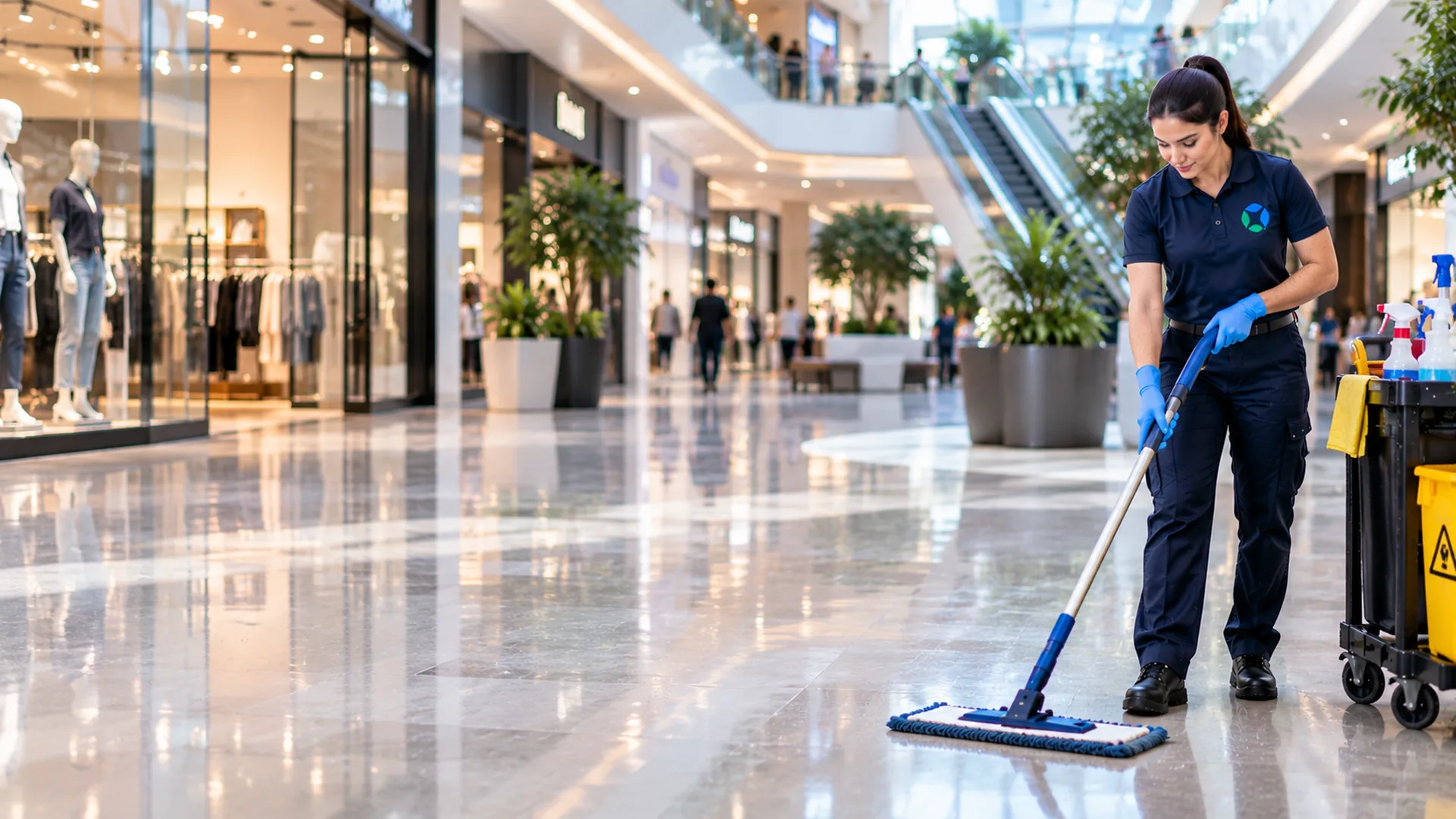 Mall cleaning services in the UK