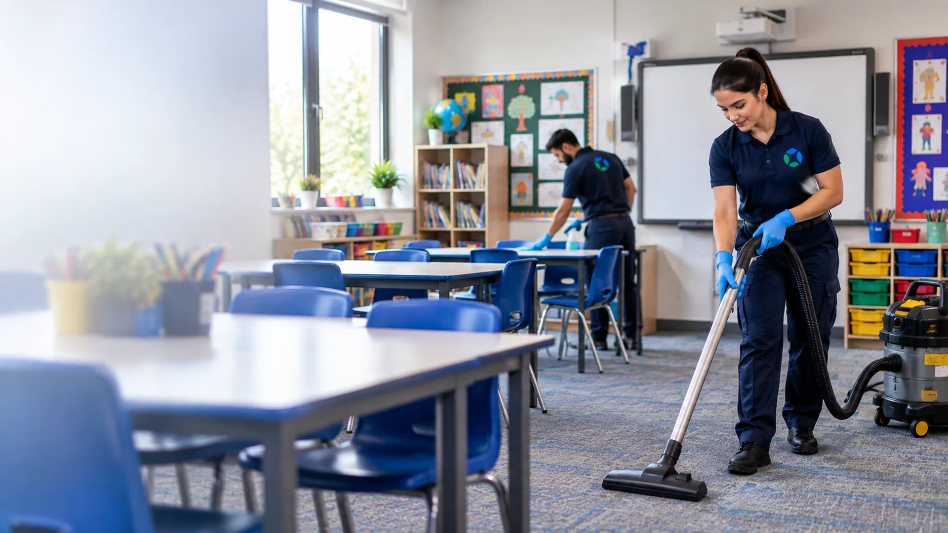 Primary and secondary school cleaning services in the UK