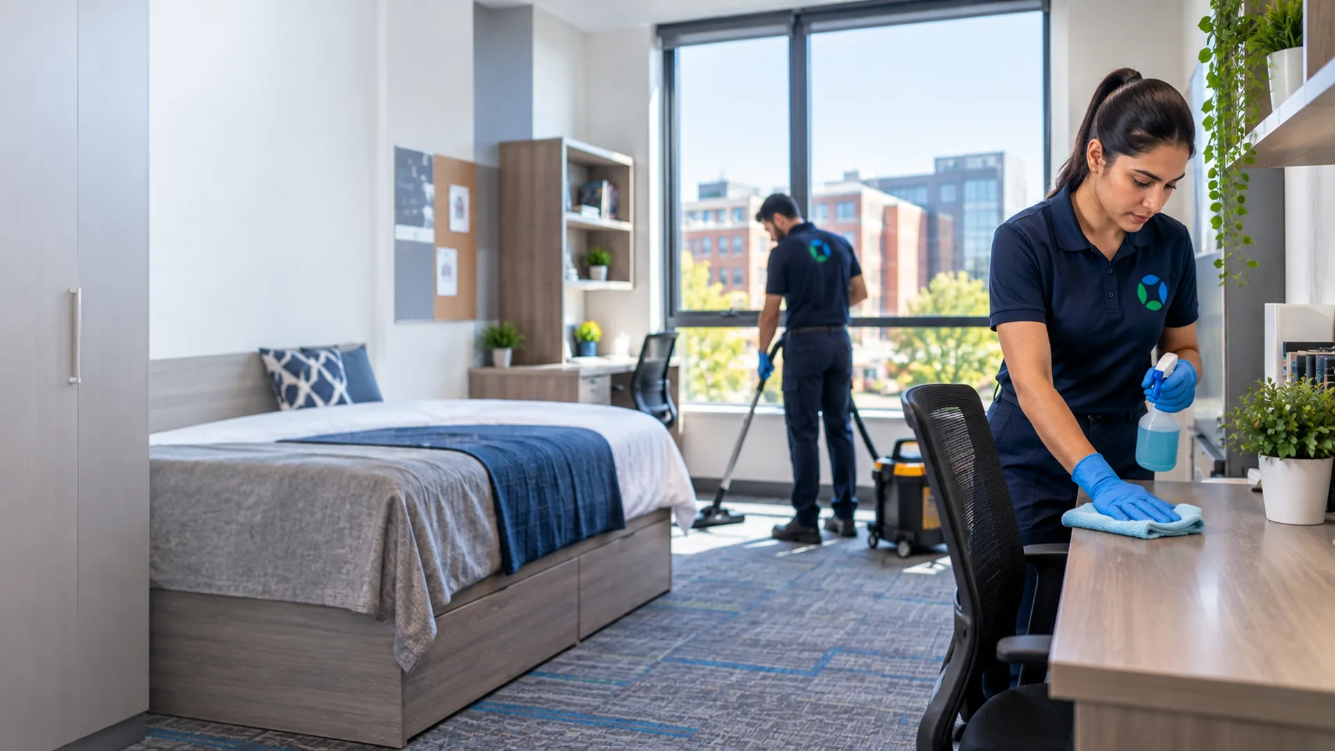 Student accommodation cleaning services in the UK